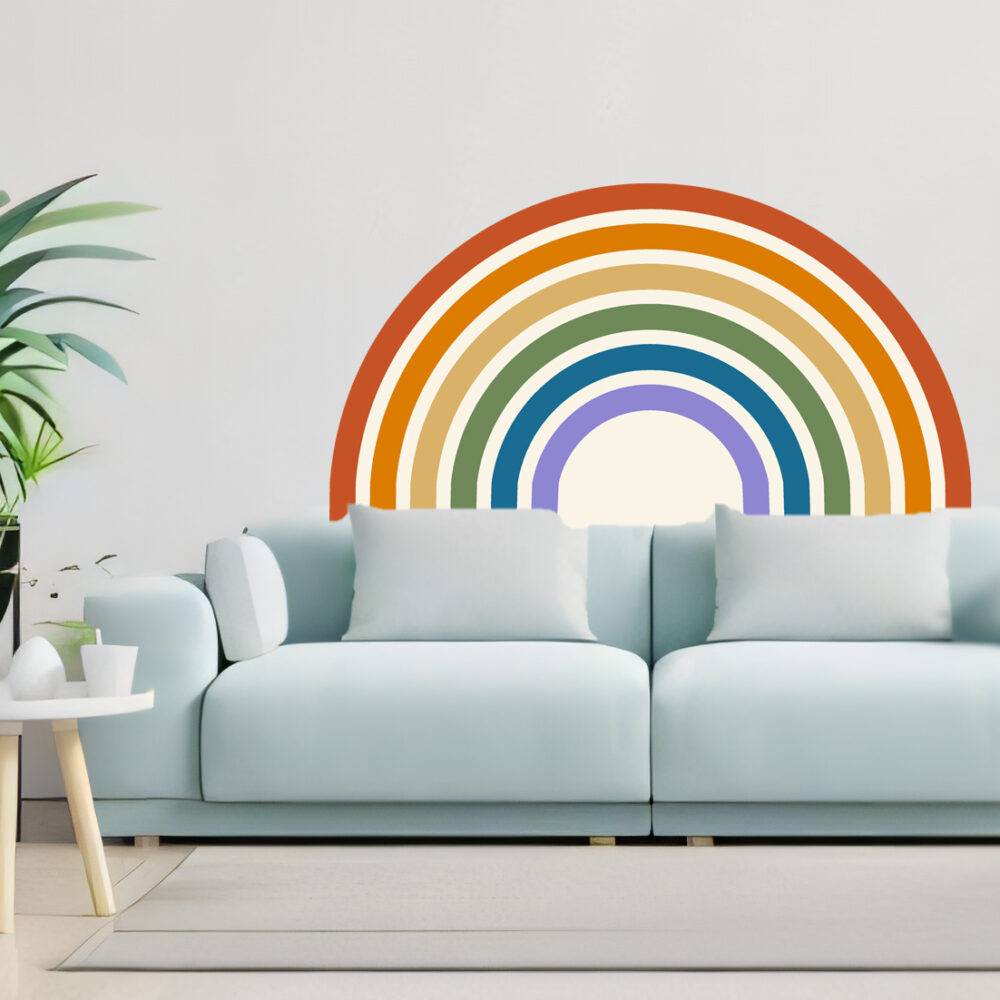 Rainbow Semi Circle Decal | W48" x H30" - Image 3